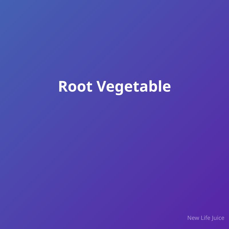 Root Vegetable Juice